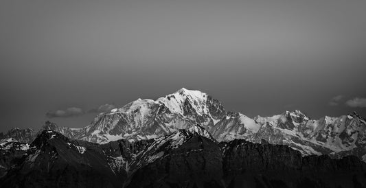 Les Alpes Françaises en noir et blanc à travers mon Objectif - P. THIAVILLE｜Vente en ligne de Photos montagne en décoration murale